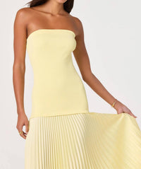 Astr - Selune Strapless Dress
