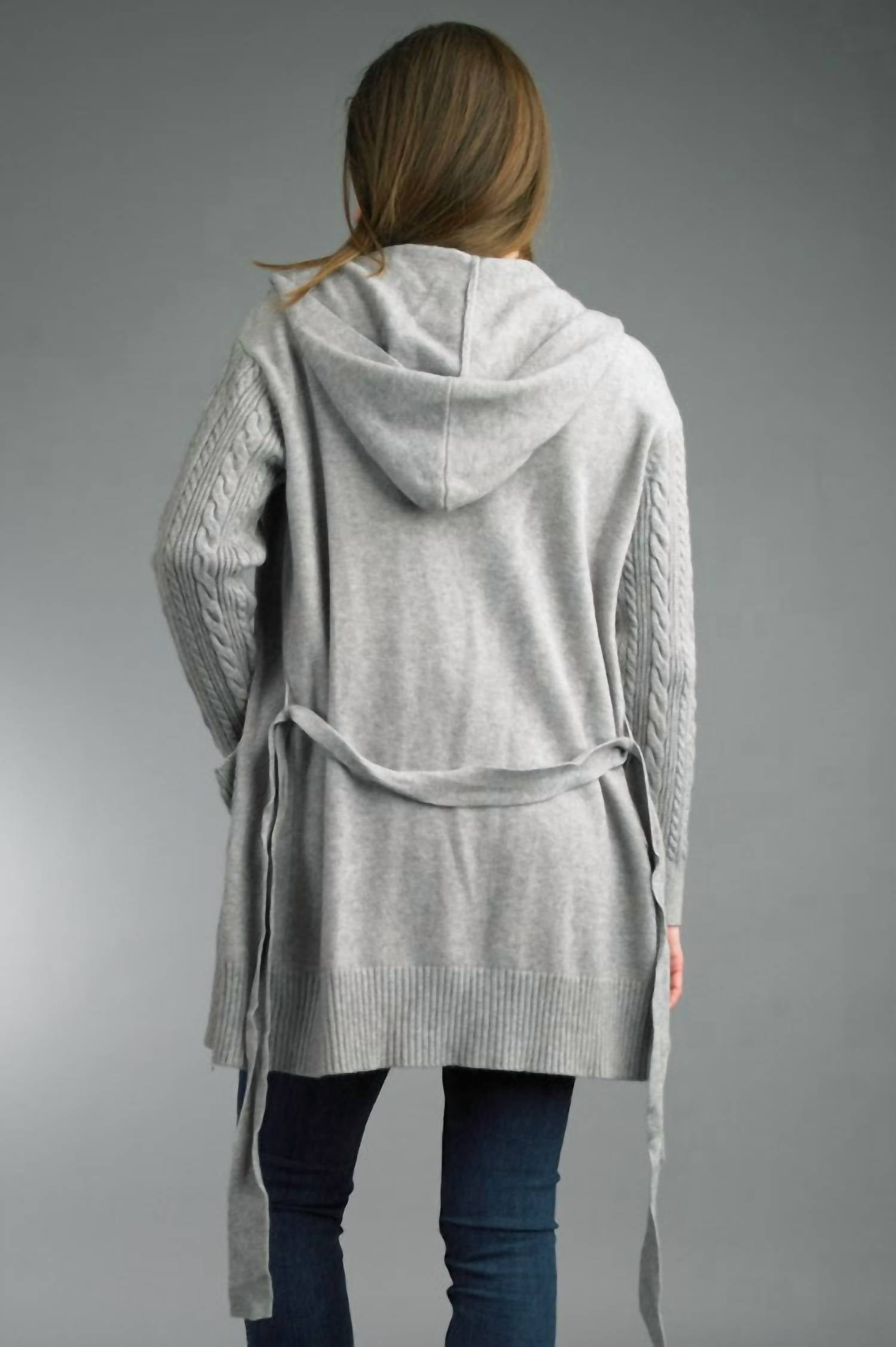 Tempo Paris - Cable Hoodie Sweater