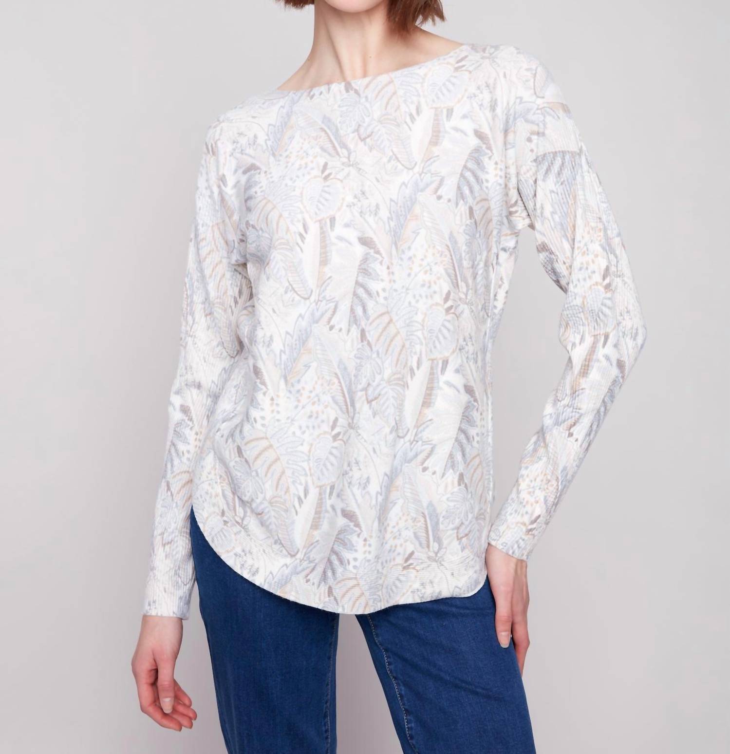 Charlie B - Round Hem Sweater