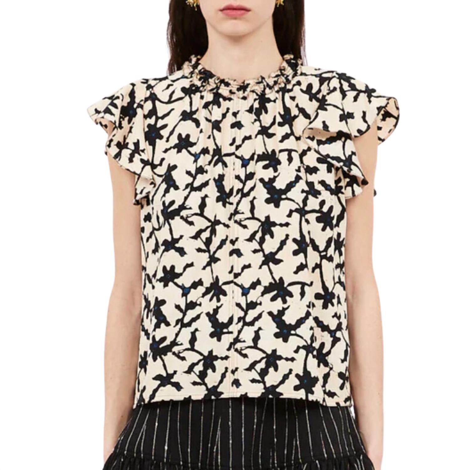 Ulla Johnson Women's Julia Top in moonstone - women's blouse