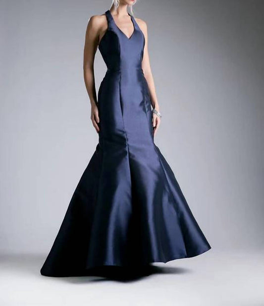 Ladivine - Fitted Mikado Mermaid Gown