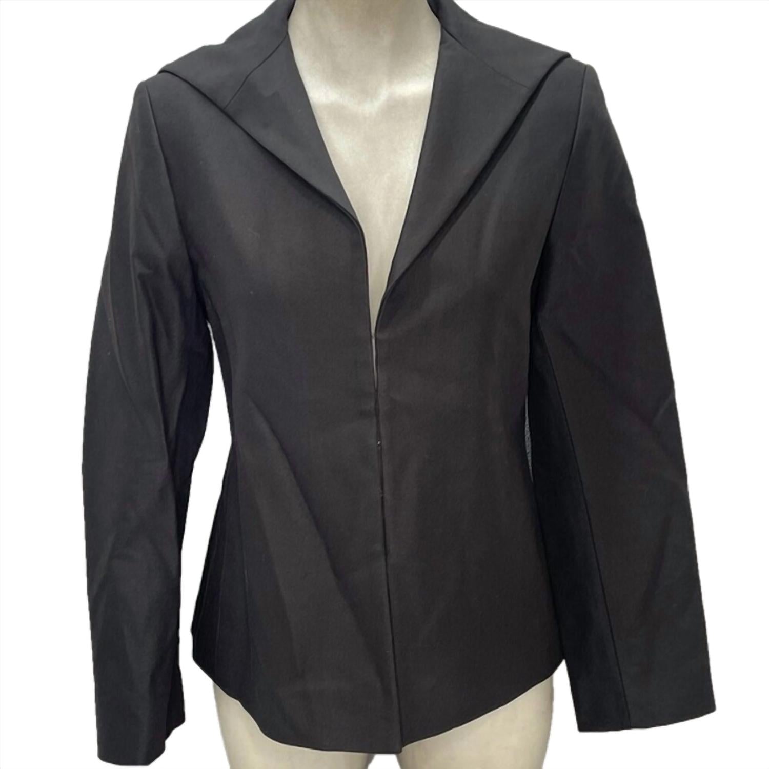 Massimo Dutti - Women's Hook & Eye Closure Blazer