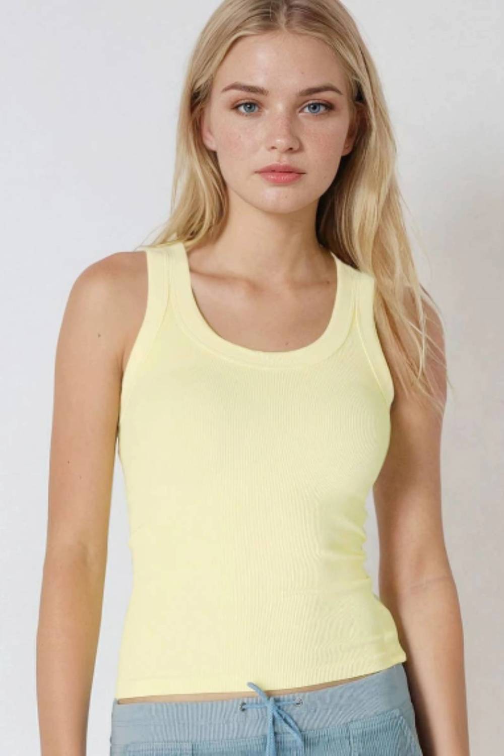 Nikibiki - Reversible Ribbed Tank Top