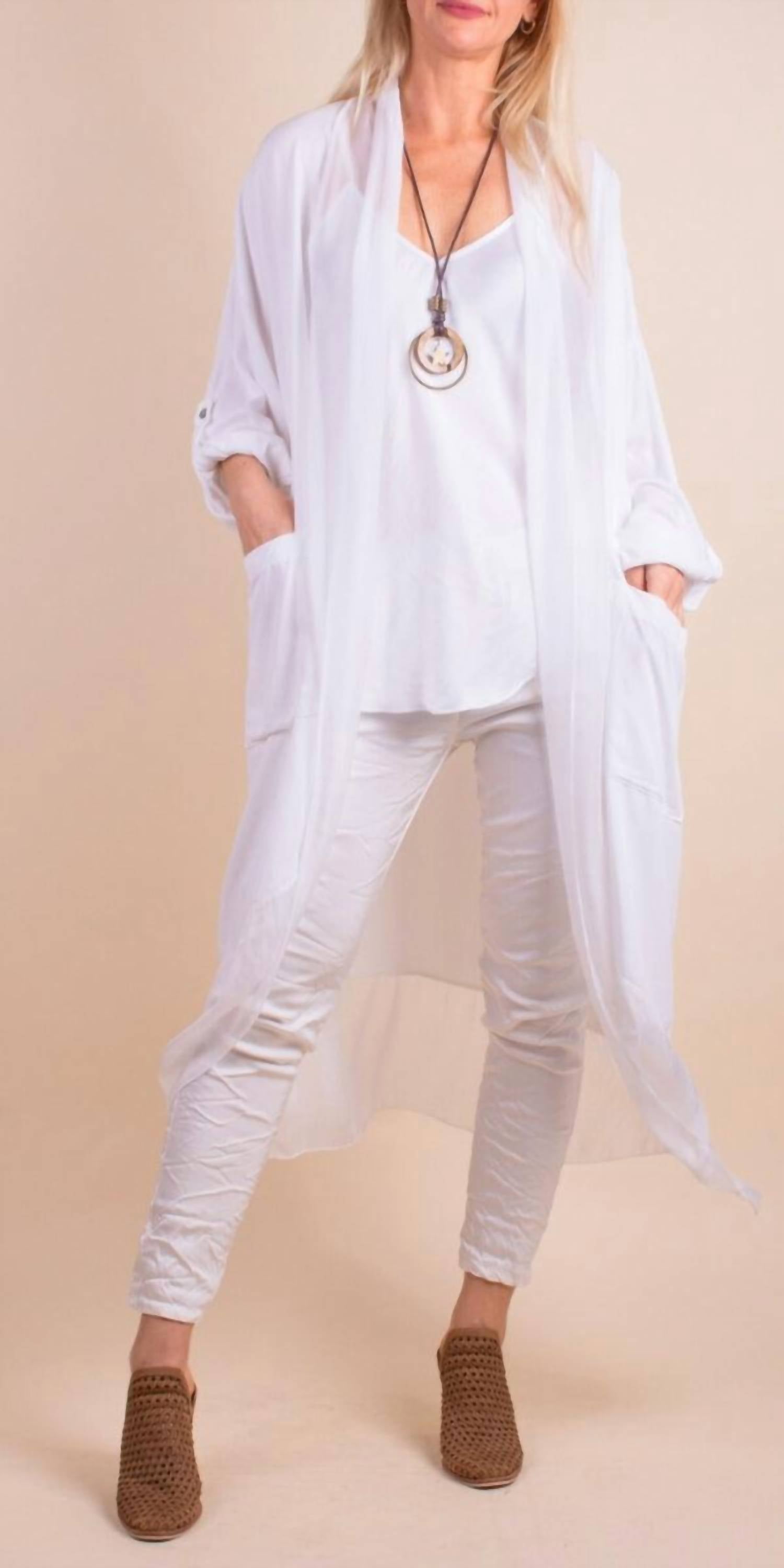 Gigi Moda - Prato Open Front Cardigan