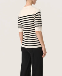 Soaked In Luxury - Spina Slim Fit Crew Neck Pullover Sweater