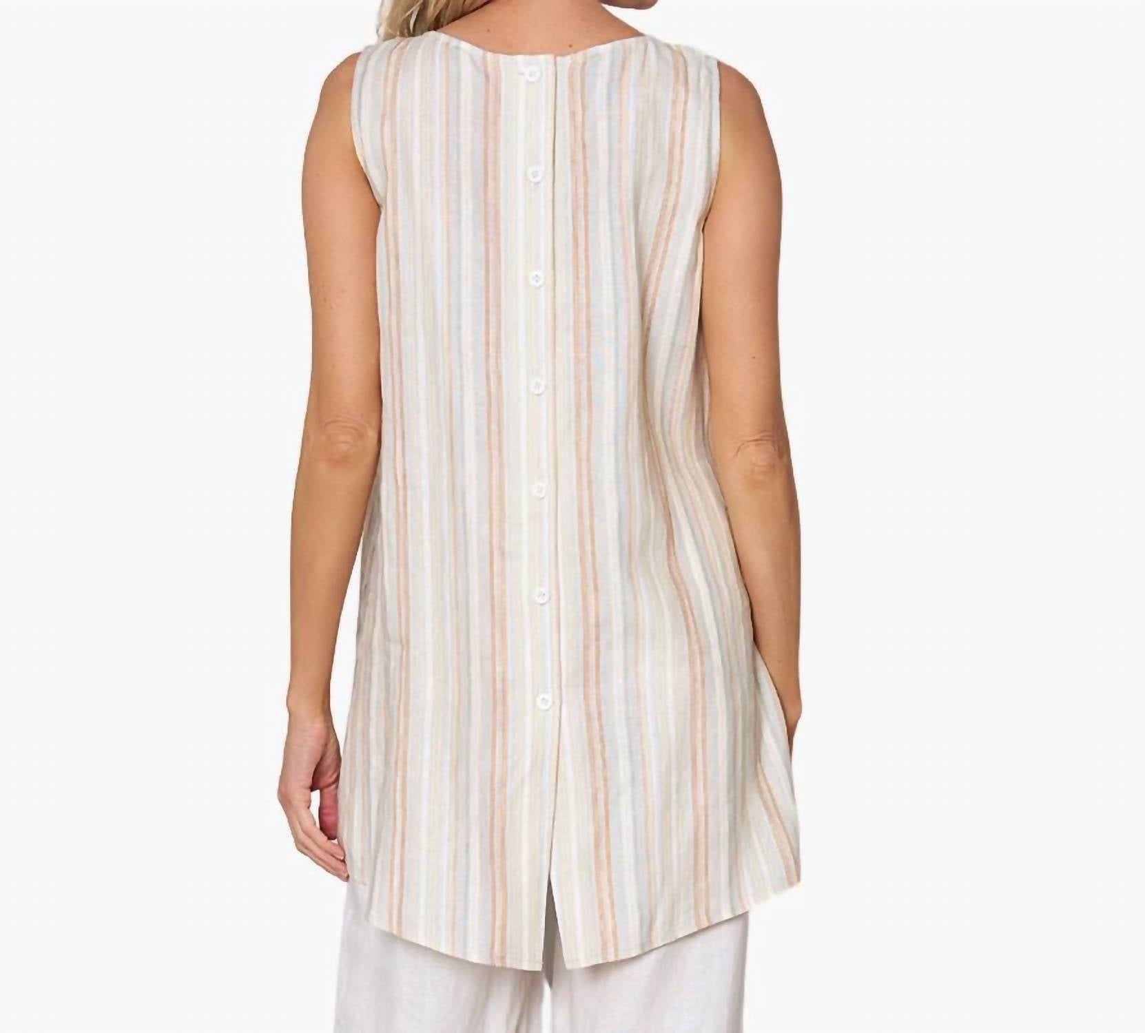 Stella Carakasi - Striped Santorini Top