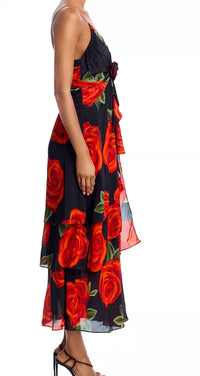 Farm Rio - Latin Roses Flower Sleeveless Dress