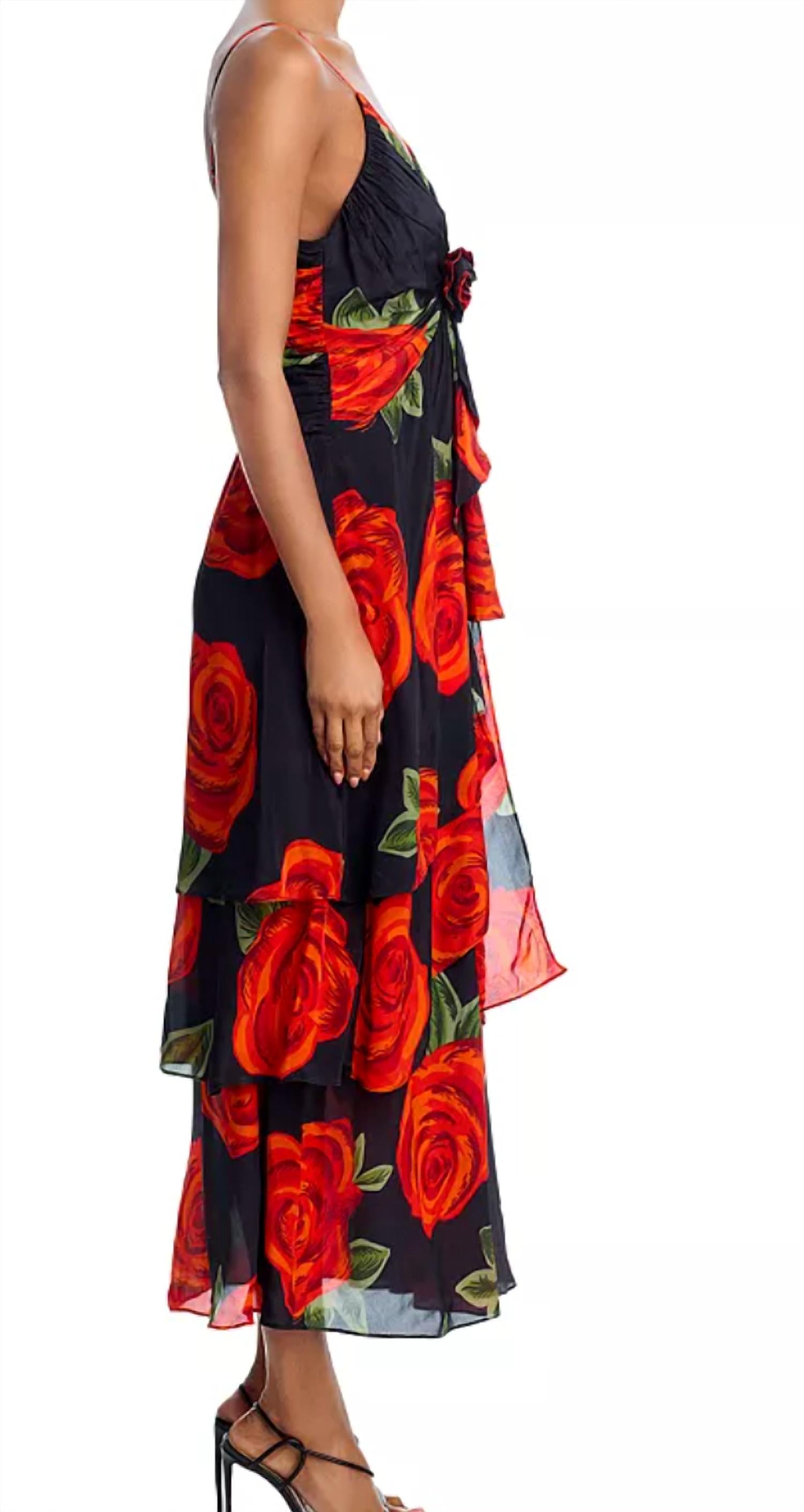 Farm Rio - Latin Roses Flower Sleeveless Dress