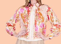 Jade - The Floral Mirage Blouse