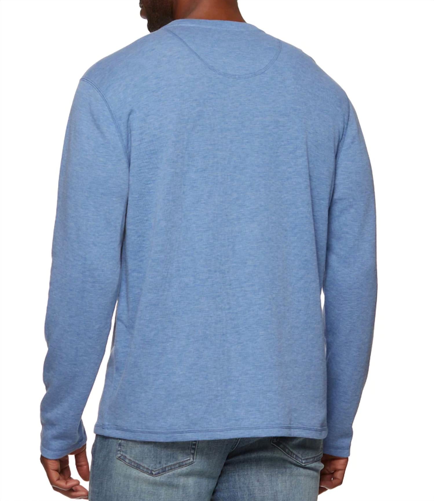 Flags & Anthem - Bridgeport Double Knit Slub Henley Tee