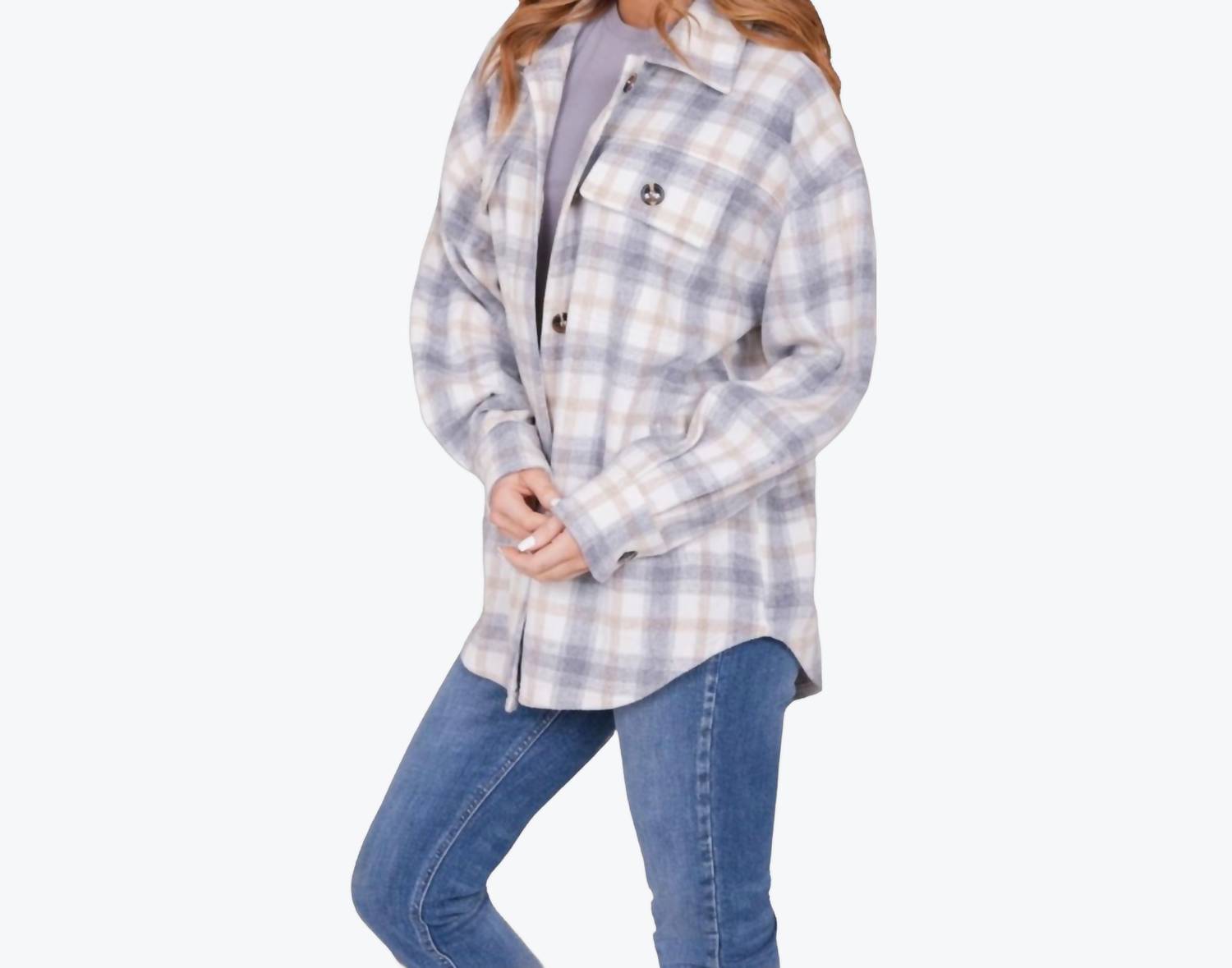 Mikarose - Cozy and Cool Shacket - Plus