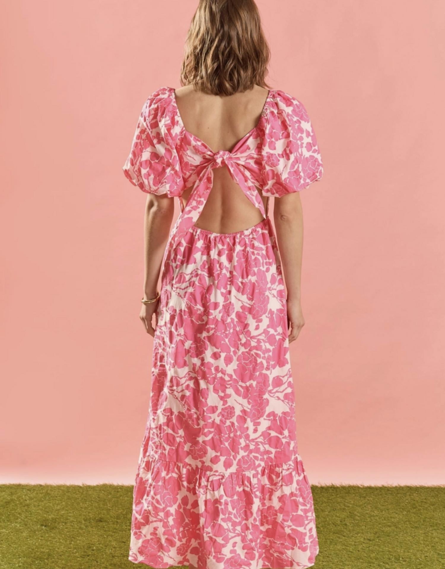 2.7 August Apparel - Women's Floral Print Maxi Dress