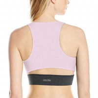 Calvin Klein - Calvin Klein Womens Performance Low Impact Colorblocked Sports Bra