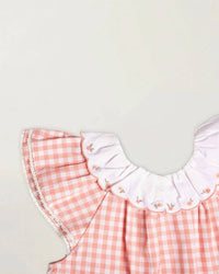 Early Sunday - Girls' Lola Gingham Ruffle Sleeves Blouse