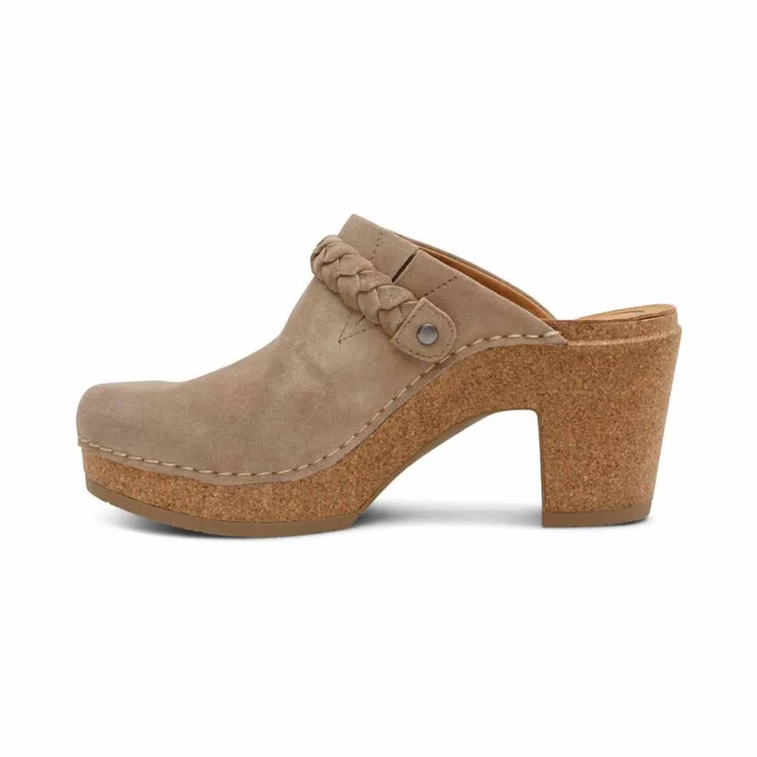 Aetrex - Women's Corey Slip On Heeled Clogs