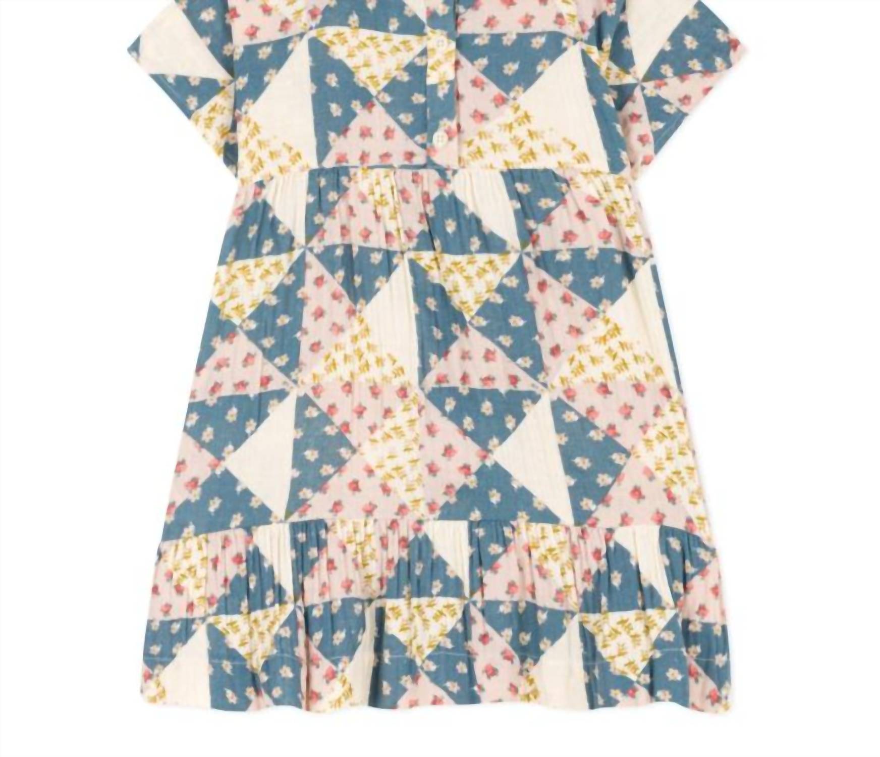 Petit Bateau - Girl's Patchwork Dress