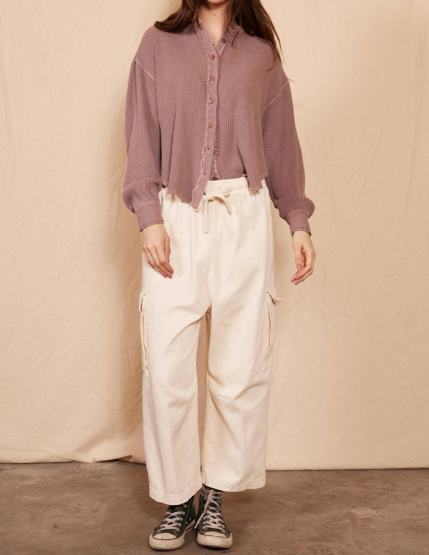 People Of Leisure - Quinn Waffle Top