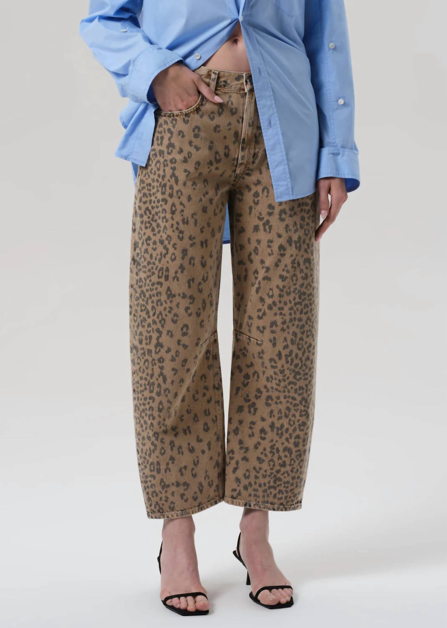 Citizens of Humanity Miro Relaxed Jeans in natural cheetah 1 - women's jeans
