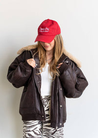 Olivaceous - Aspen Pu Bomber Jacket