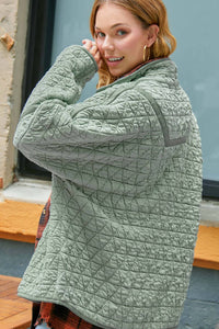 La Miel - Quilted Button Down Jacket