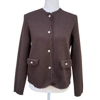 Miss Carla - Women's Fringe Edge Cardigan Jacket
