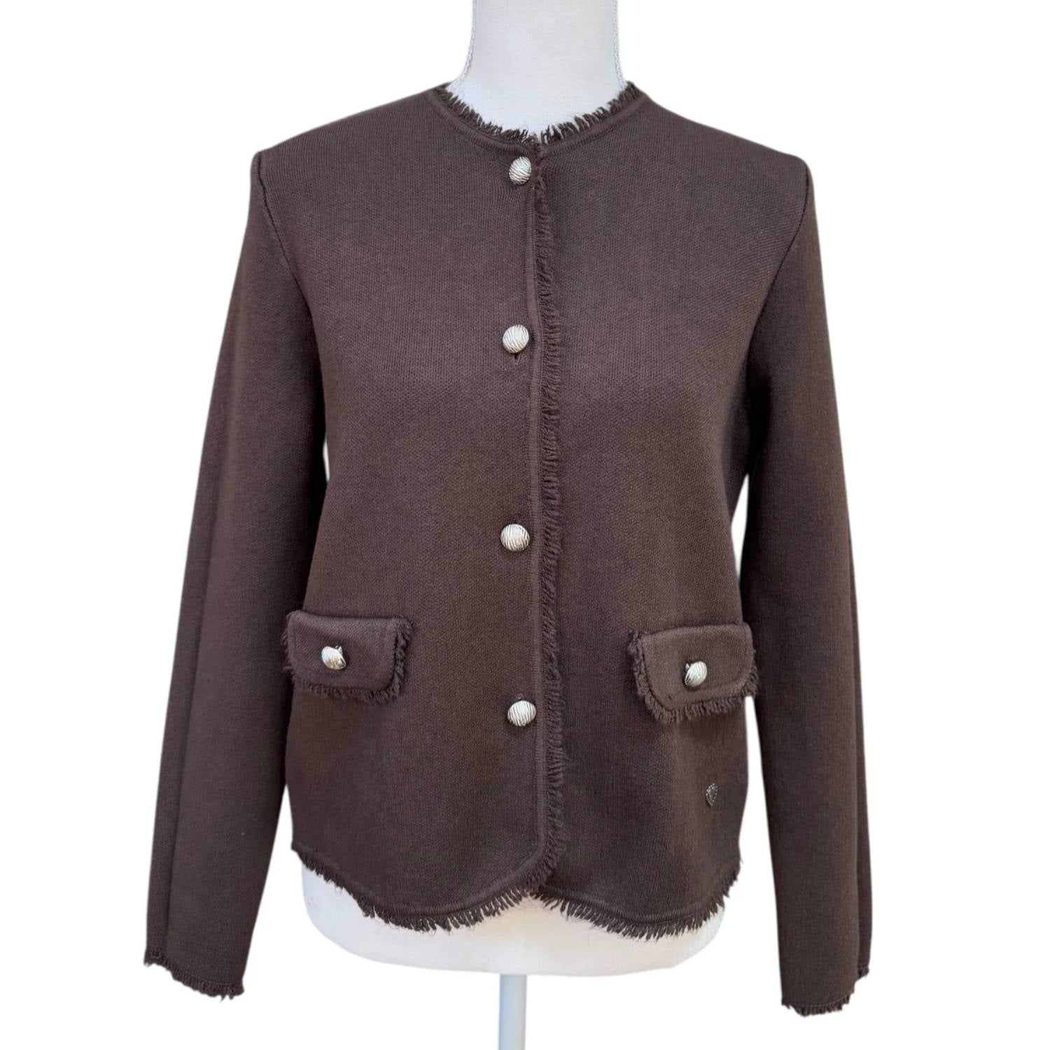 Miss Carla - Women's Fringe Edge Cardigan Jacket