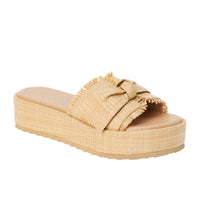 Beach by Matisse Women's Sunda Platform Slide Sandals in beige - women's shoe
