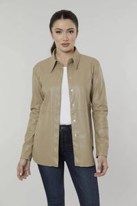 Dolce Cabo - Vegan Leather Shirt