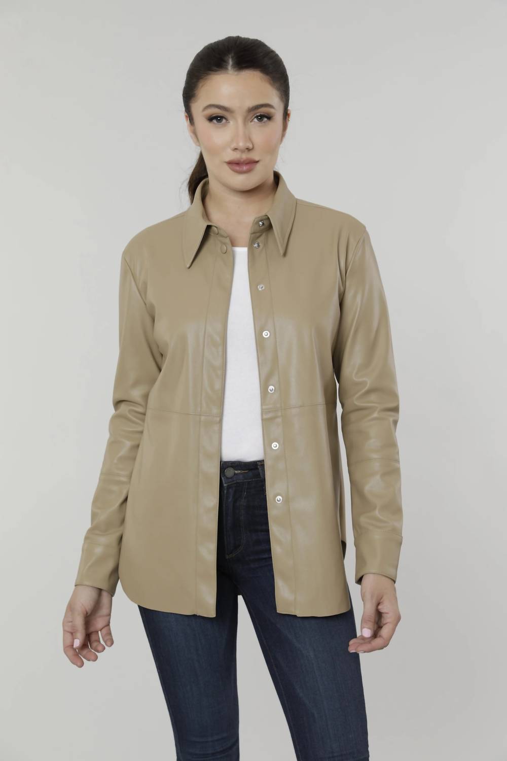 Dolce Cabo - Vegan Leather Shirt
