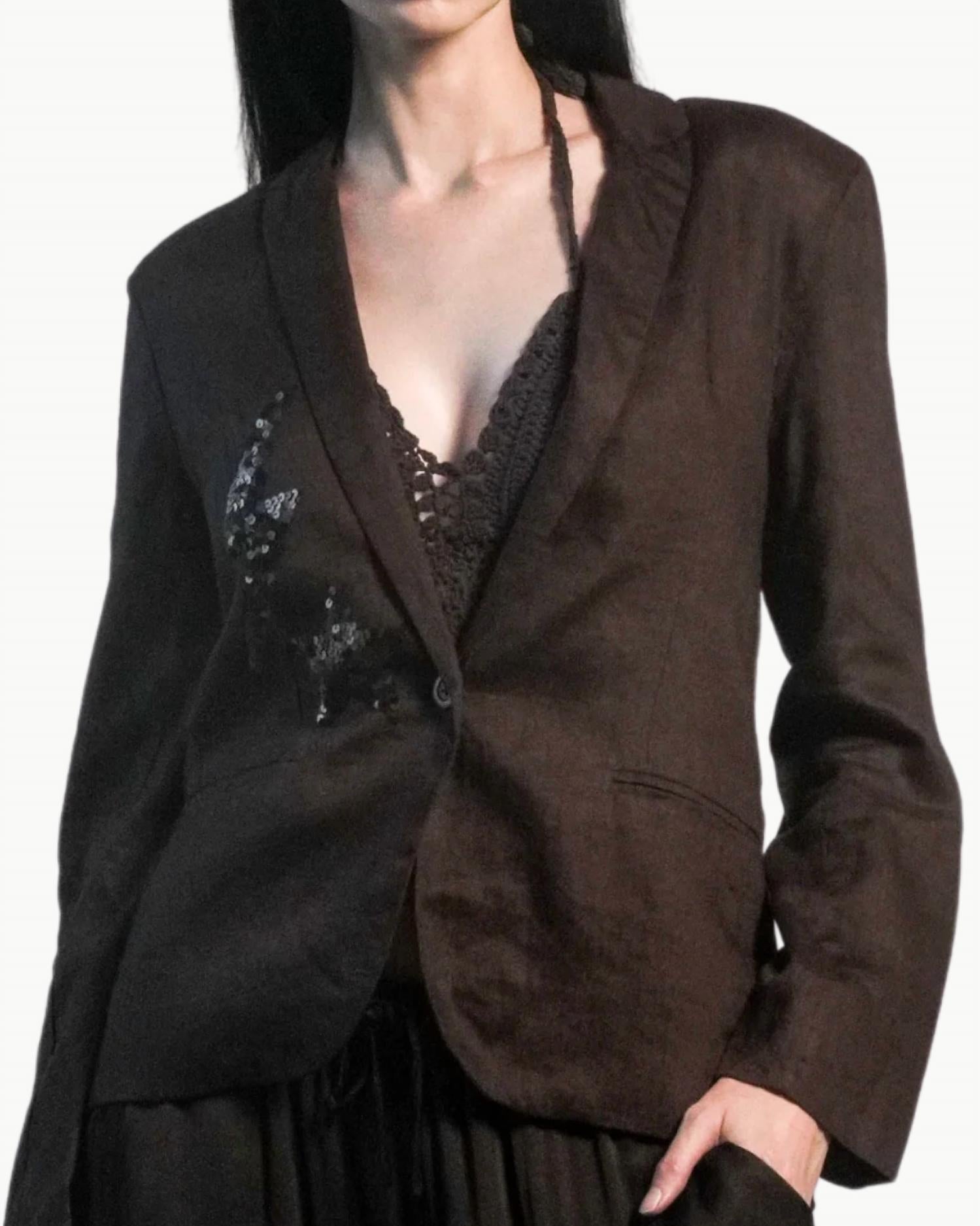 Angel Wings By Lucy - Paris Linen Jacket Blazer