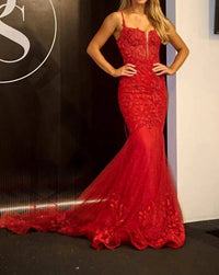 Portia&Scarlett - Fitted Long Beaded Formal Prom Dress