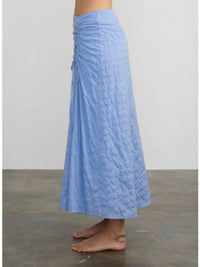 Margaret O'Leary - Clementine Check Midi Skirt