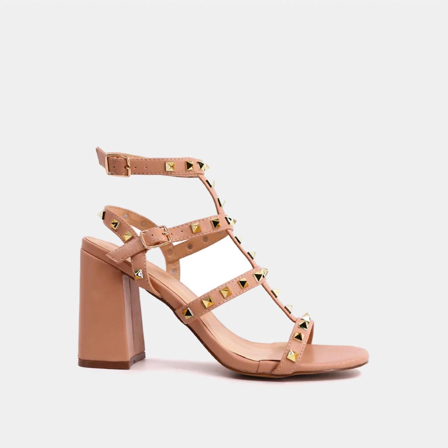 Shu Shop - Women's Huici Studded Heeled Sandal