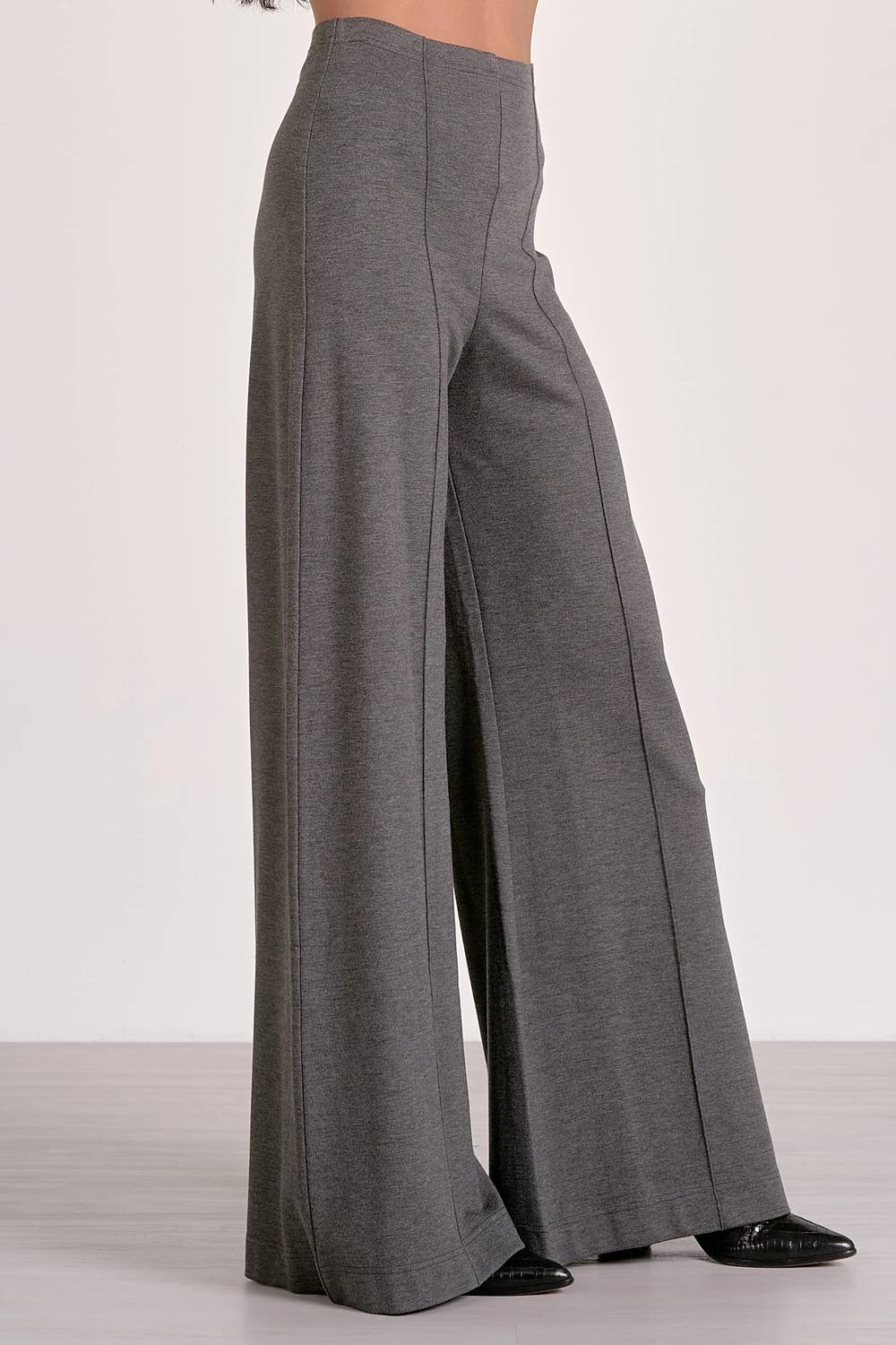 Elan - High Waist Wide Leg Pants