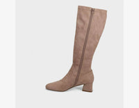 VANELi Women's Zovy Knee High Boot in taupe punto - women's shoe - detail view
