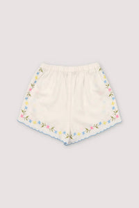 The New Society Girls Hermione Short in coconut - kids' shorts - alternate view