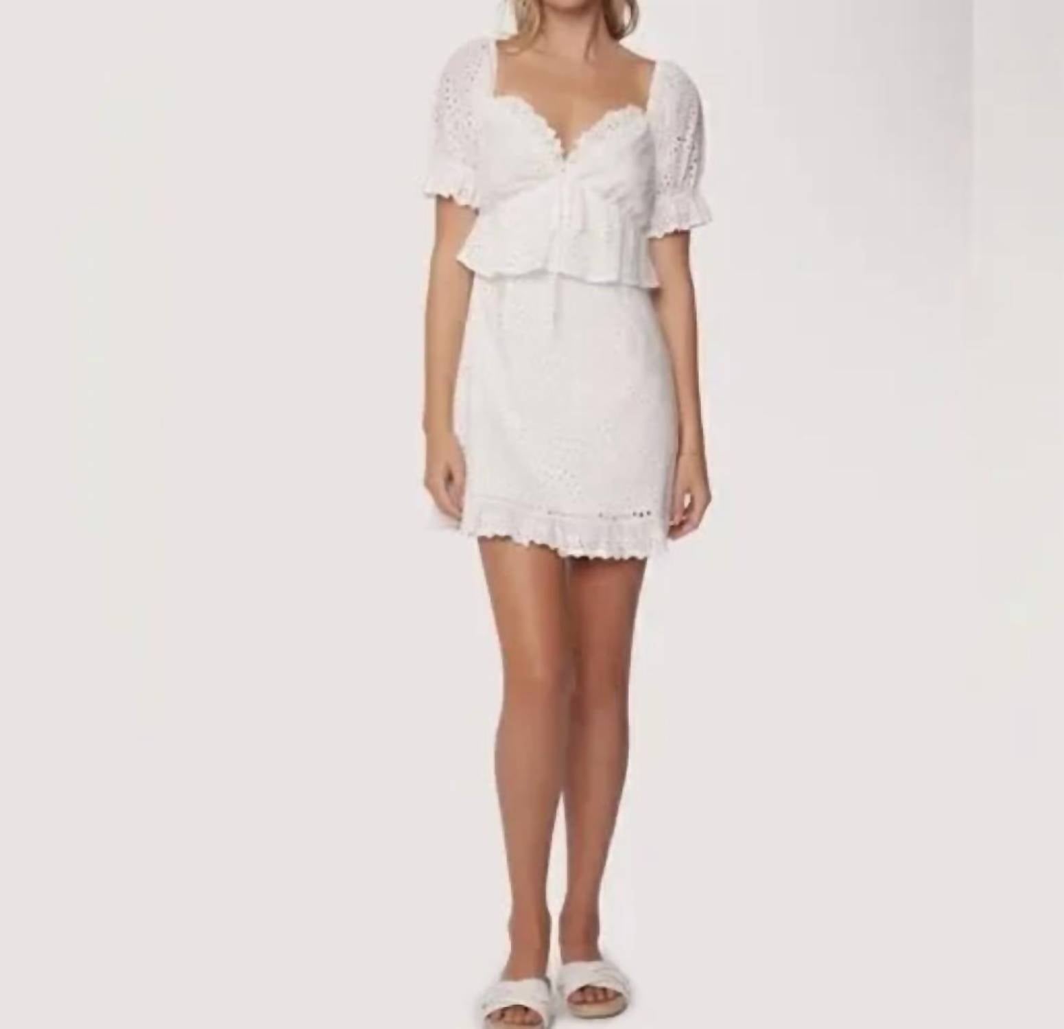 Lost + Wander - Petals of the sky mini dress