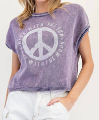 Ee:Some - Rise With The Sun Peace Sweater