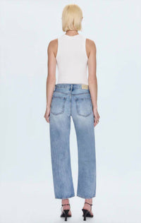 Pistola - Lexi Mid Rise Bowed Straight Jean