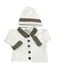 Gita - Boy's 2pc Sweater With Collar & Cuff