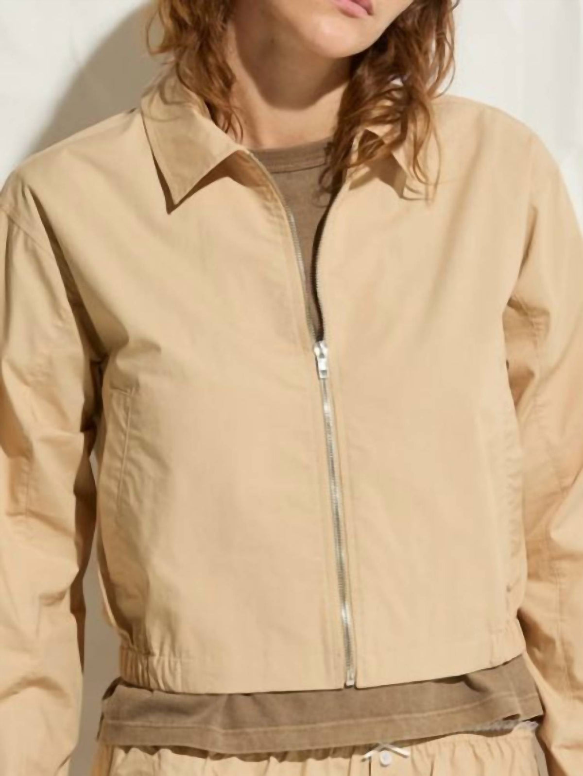 Asher - Sanded Twill Bomber Jacket