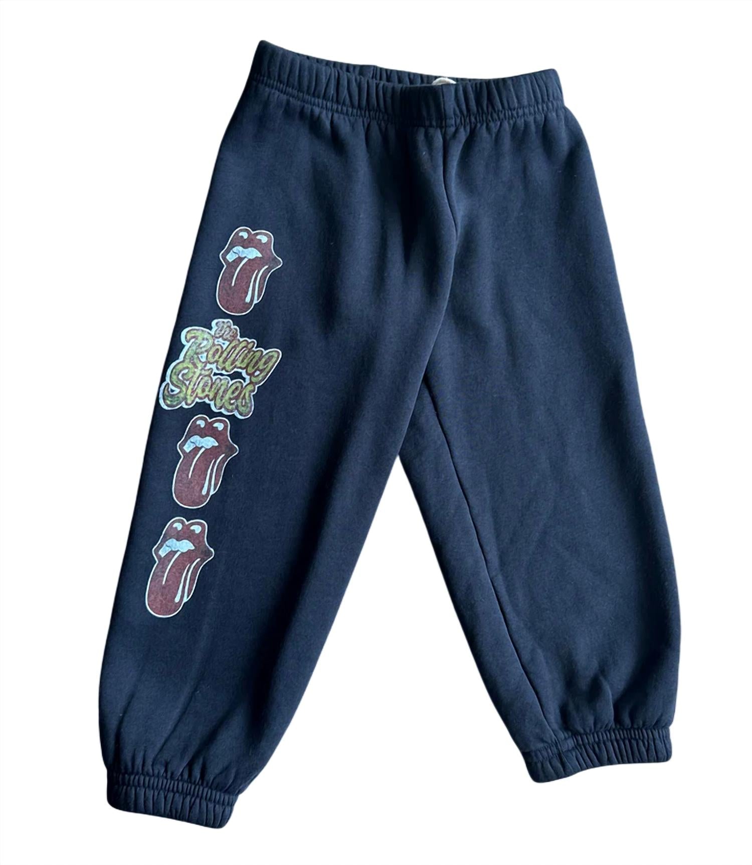 Rowdy Sprout - Girl's Rolling Stones Tongue Sweatpants