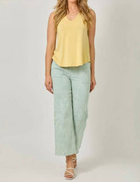 Mystree - Smocked Shoulder Tank Top
