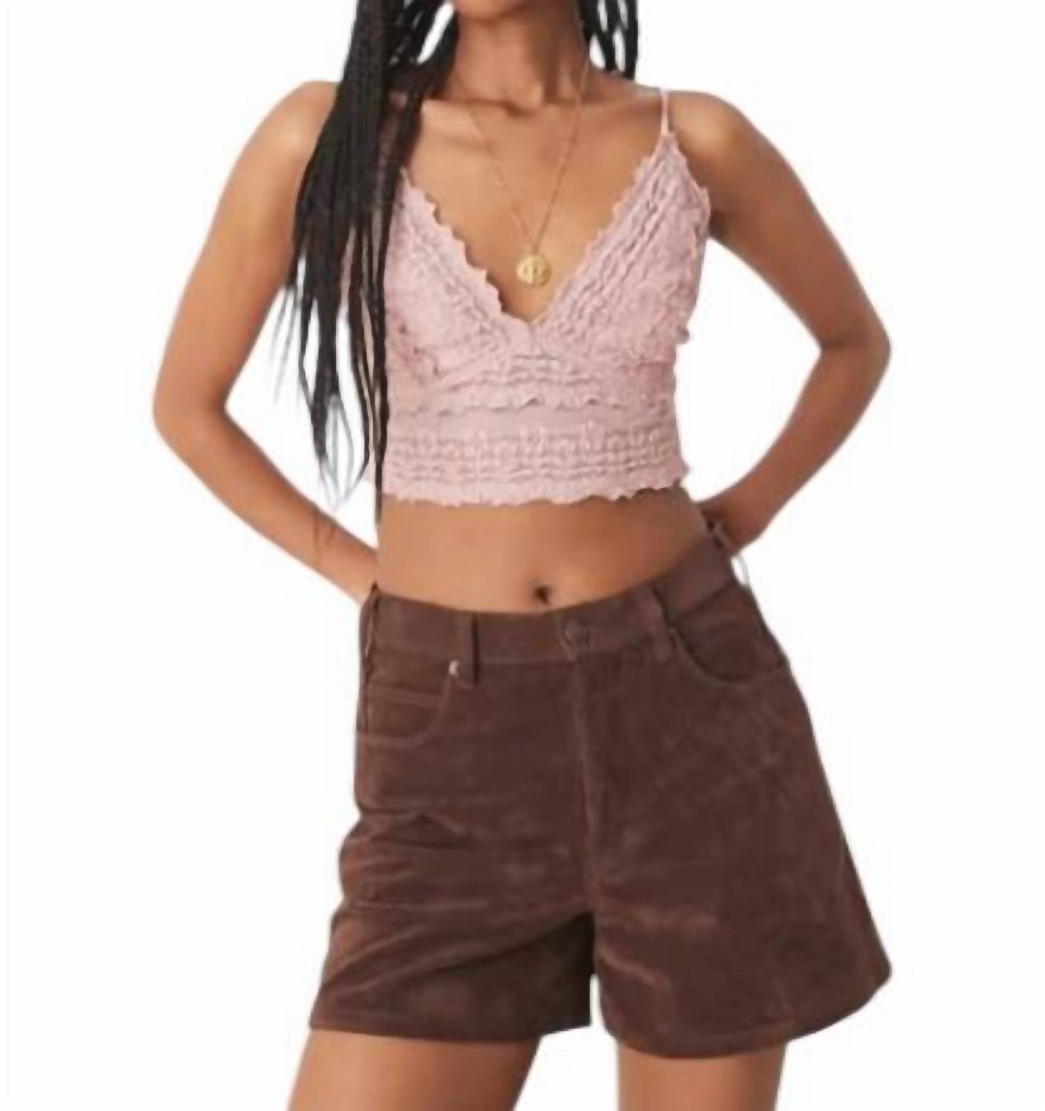 Free People - Tippi Vegan Suede Short