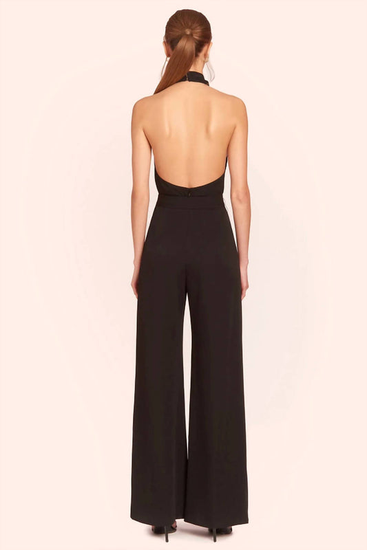 Amanda Uprichard - Samba Halter Open Back Jumpsuit