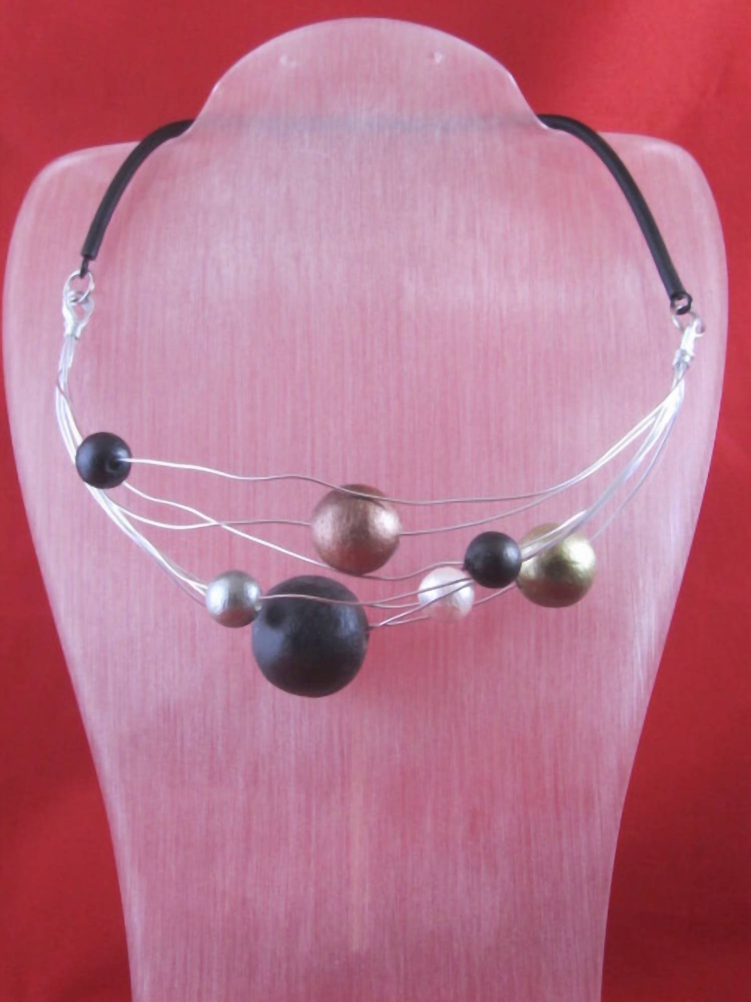 Designs By Oc - Women's Milky Way Handmade Bib Necklace
