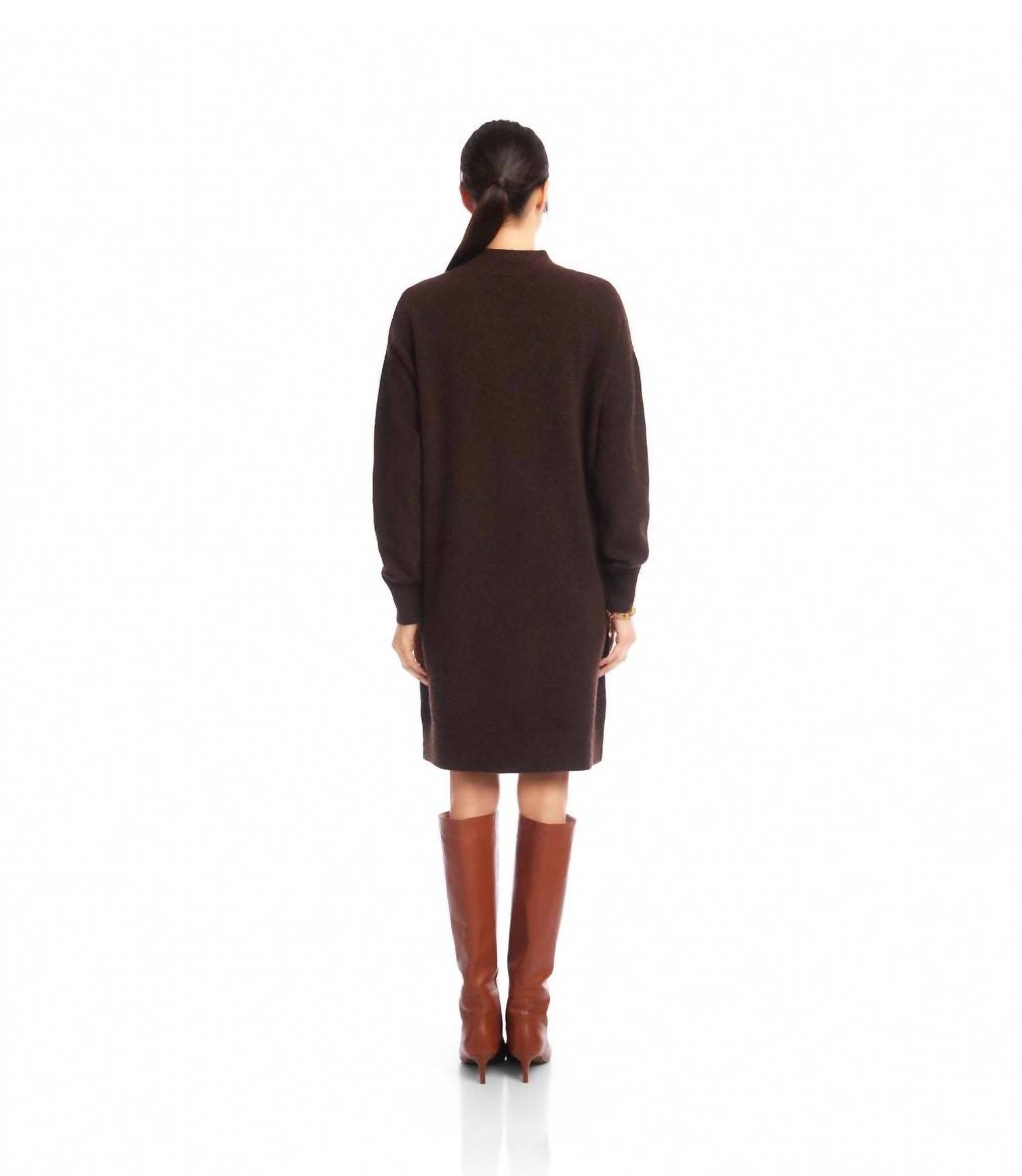 Karen Kane - Mock Neck Sweater Dress