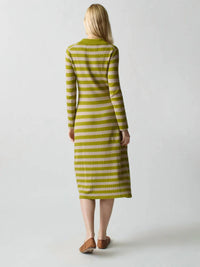 Lingua Franca - Morrissey Textured Stripe Dress