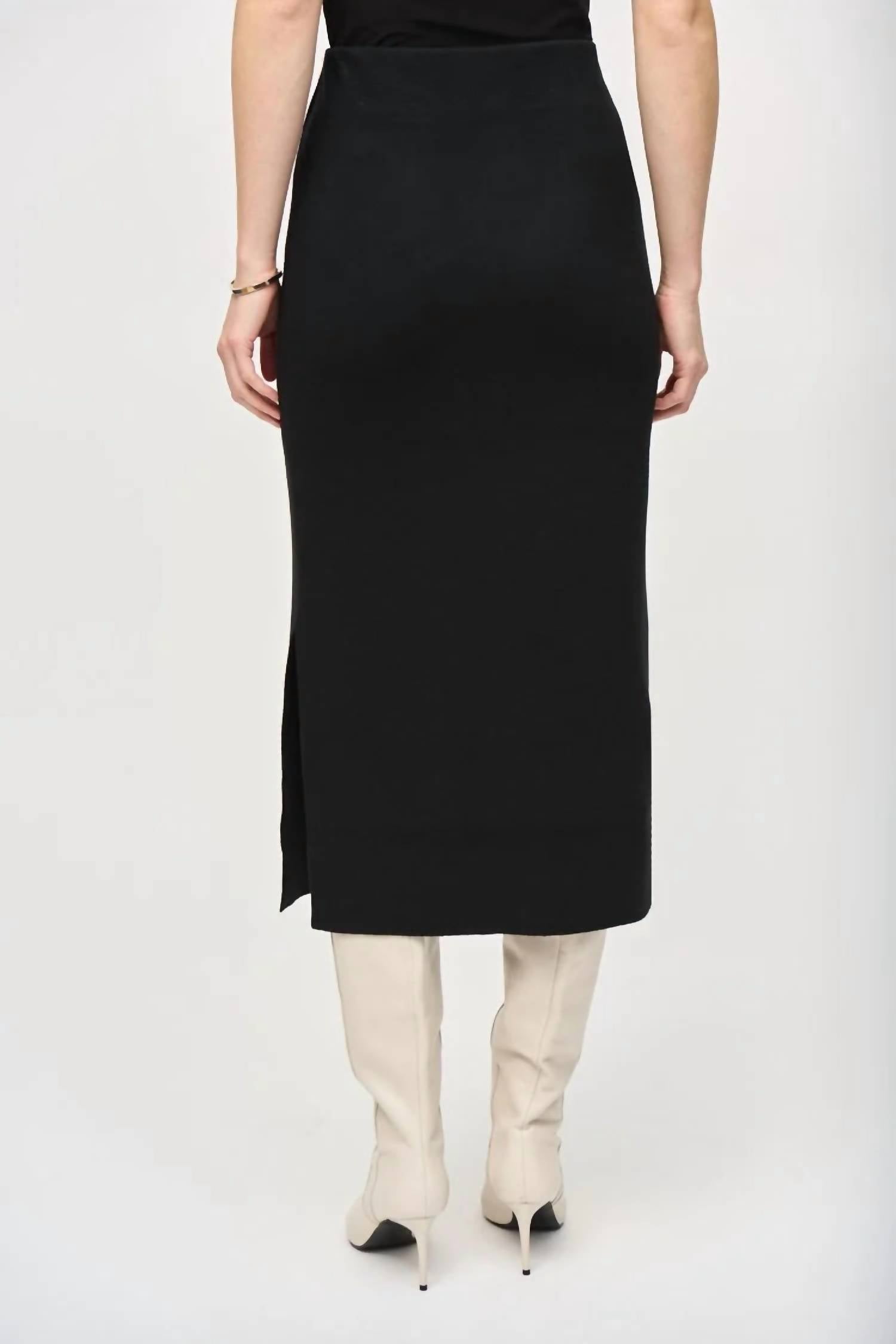 Joseph Ribkoff - Sweater Knit Midi Skirt