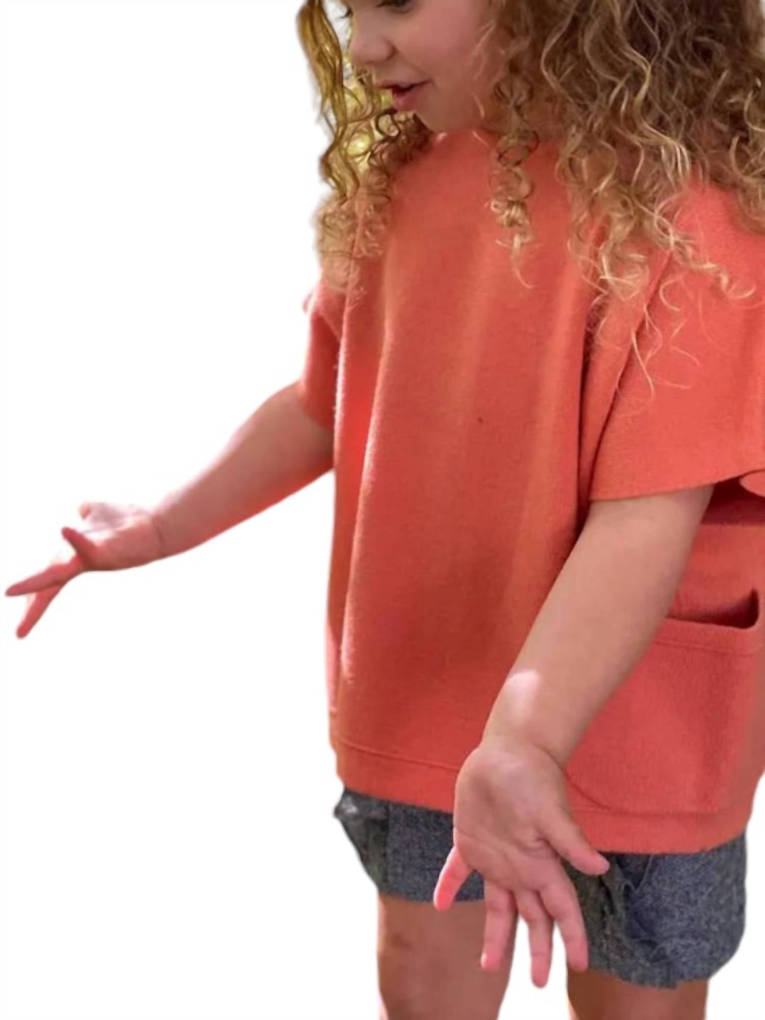 Vignette - Girl's Fiona Short Sleeve Sweater